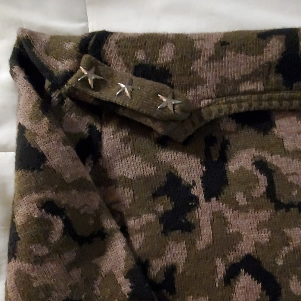 Zara Mens 'General' camo sweater